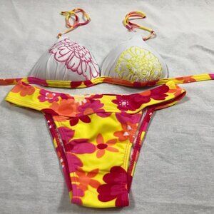 Recco brazilian bright floral print bikini